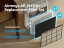 Coway HEPA Filter Set AP-1512HH