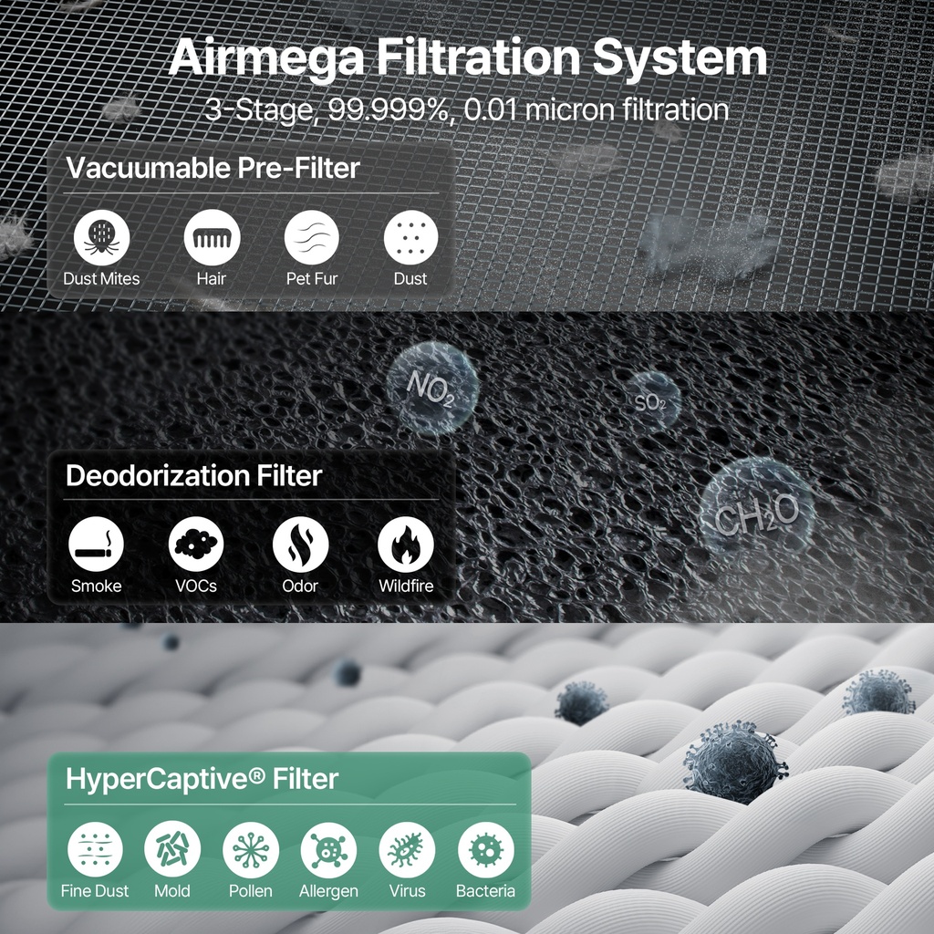 Coway HEPA Filter Set AP-1019C